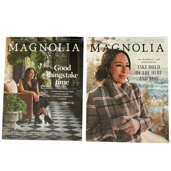 MAGNOLIA Journal Magazine Set of 2 Issues 25 & 26 Winter 2022 & Spring 2023 - Picture 1 of 16